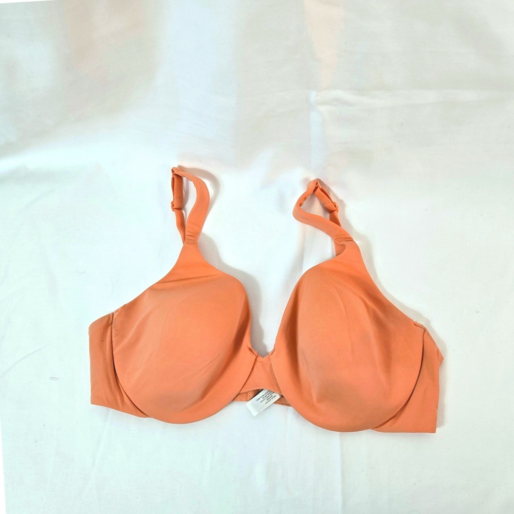 Victoria's Secret Body By Victoria IPEX Orange Full Coverage Bra 38C Y2K Rare